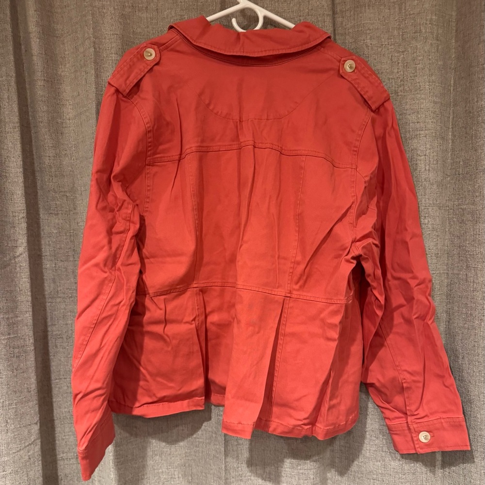 NWT torrid Stretch Twill Peplum Utility Jacket - Picture 7 of 7